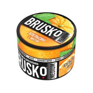 Табак Brusko Medium, 50гр "Апельсин с мятой"